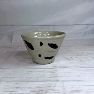 Williamsburg Pottery Candle Stick Holder Bowl -‎ Stoneware Pottery